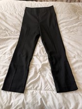 Uniqlo Women’s Black Pinstripe Dress Pants Size 8 Stretch Career Work Slacks