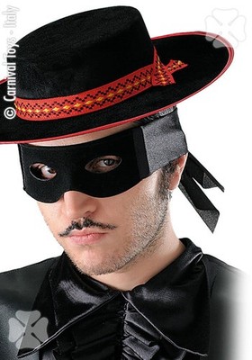 Carnival Toys 1553: Farfalla Scamosciata Nera C/Fasce Ufficiale