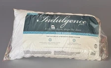 King Sz Synthetic Down Indulgence Isotonic 500 TC Cover Side Sleeper Pillow New