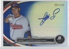 2013 Bowman Platinum Prospects Blue Refractor 93/199 Danny Salazar Auto 1j2
