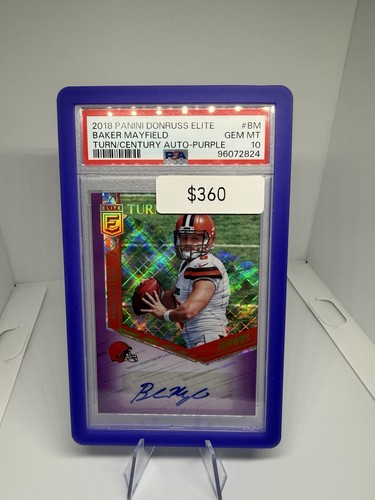 baker mayfield 2018 Century Auto /25 PSA 10