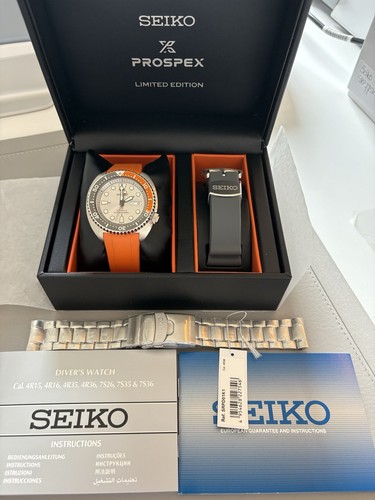 Seiko SRPD01K1 Turtle Dawn Grey Limited Edition 2018 Pcs. Full Set. Pristine.