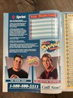 PEYTON MANNING Sprint Poster Print 4 PAGE ad Photo Indianapolis RYAN LEAF +
