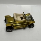 Vintage 1968 Hot Wheels Redline Hot Heap Gold USA GOOD CONDITION + FAST SHIPPING