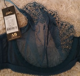 Dita Von Teese Fantastique Bra Green Size 36G D59032 Lace Underwire New 