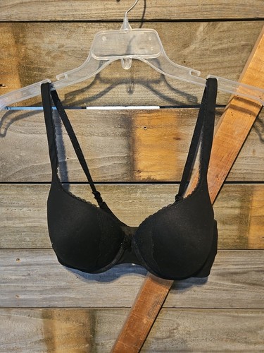 Victoria’s Secret Black Body By Victoria Perfect Shape Padded Underwire Bra 36D