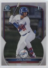 2023 Bowman Chrome Prospects Refractor 149/499 Juan Alonso #BCP-137 11oq