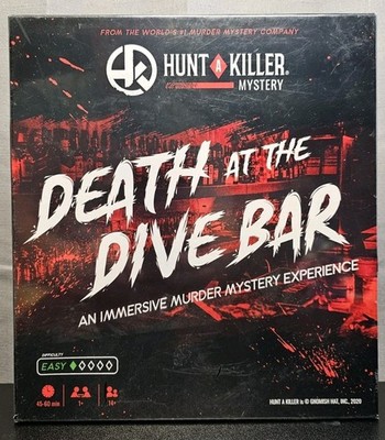 Hunt A Killer: Death At The Dive Bar Murder Mystery Game - BRAND NEW & SEALED