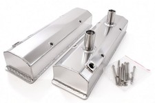 Sb Chevy Circle Track Valve Covers Aluminum Sbc 283-350 V8 1958-86 Fabricated