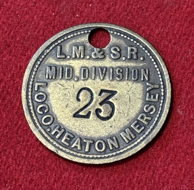 LMS Paycheck LM&SR MID DIVISION LOCO 23 Heaton Mersey.