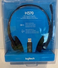 NEW Logitech H370 USB Headset Noise-Canceling Mic PC/Mac Headphones