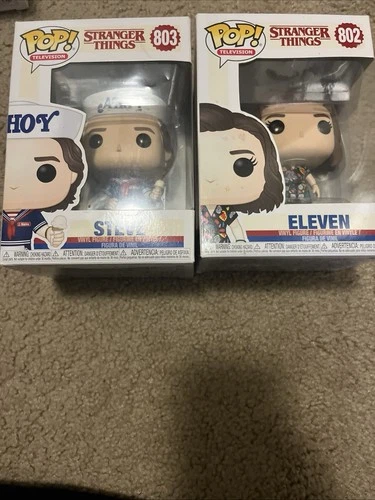 Funko Pop! Stranger Things Vinyl Figures Steve Eleven Mike Dustin Set of 4