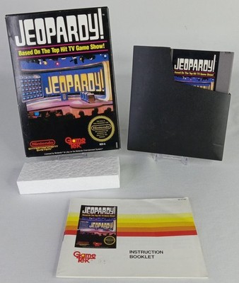 Jeopardy! CIB Complete in Box NES Nintendo Tested Working Video Game