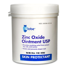 16 Oz Zinc Oxide 20 Skin Protectant Barrier Ointment, Treatment for Diaper Ras