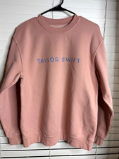 Taylor Swift 1989 Taylor's Version Women's Pink Graphic Crewneck Sweatshirt M