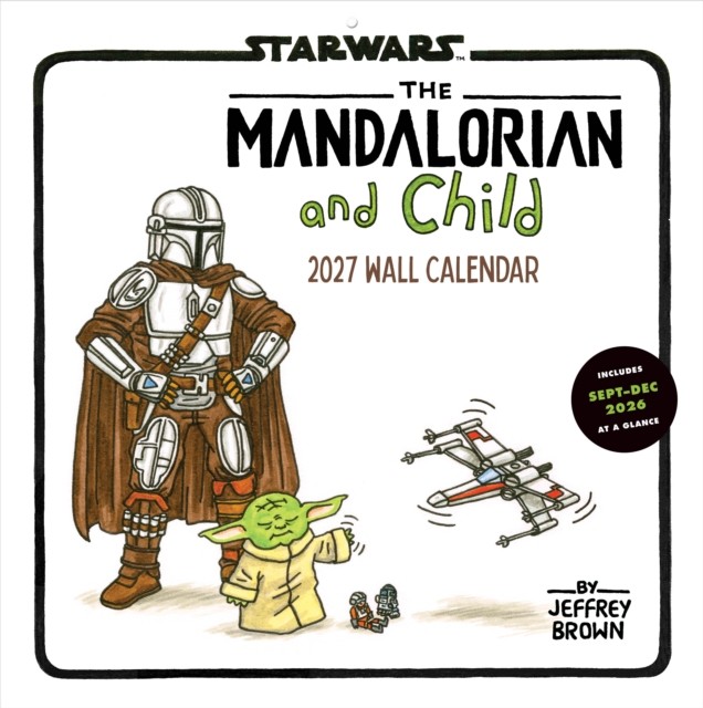 Chronicle Books Disney Star Wars, The Mandalorian And Child Calendar 2027, Wall Calendars, Month To View, Entertainment, Gift - Image 2