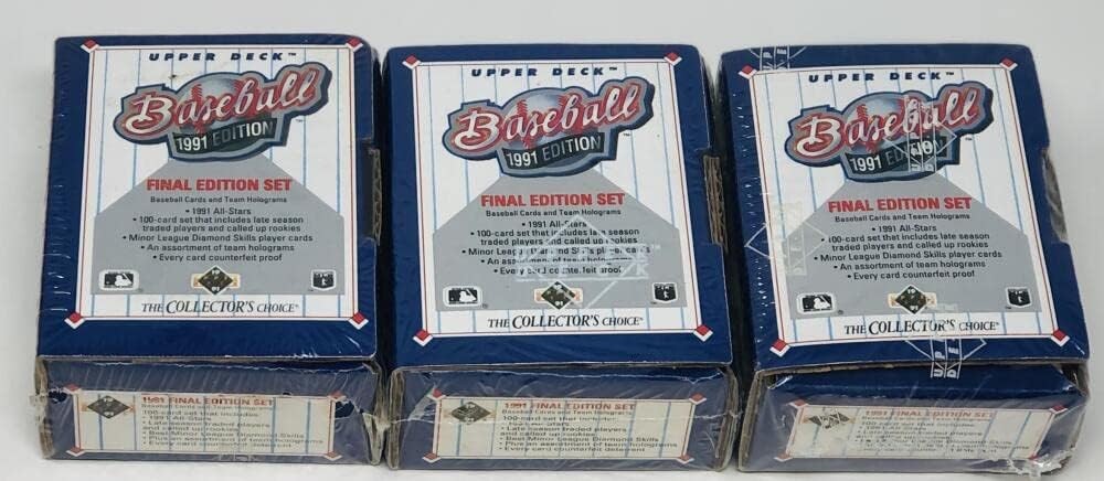 1991 Upper Deck Baseball Final Edition Factory Set 