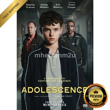 Adolescence: TV Series Season 1 2025 DVD Full HD Audio Eng All Region Free Ship