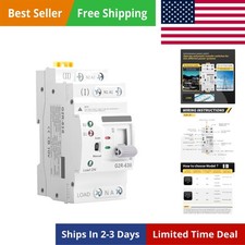 Mini ATS AC Automatic/Manual Transfer Switch 2P 63A 110V, ATS Manual Transfer...