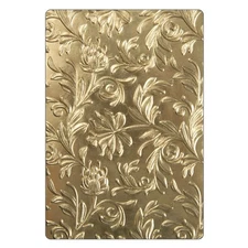 3-D Texture Fades Embossing, Botanical Folder