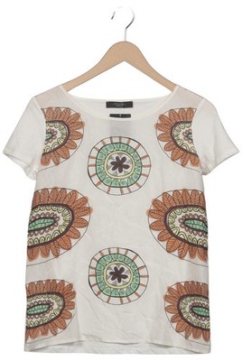 WEEKEND Max Mara T-Shirt Damen Shirt Kurzärmliges Oberteil Gr. S Bau... #yp56bjp