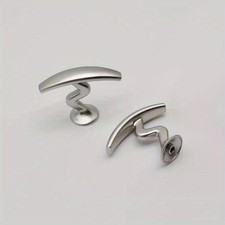 2x Bedroom Living Room Curtain Hooks with Screw Metal Window hooks Decor Modern