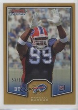2011 Topps Chrome Bowman Rookies Refractor 53/99 Marcell Dareus #BCR-11 m2c