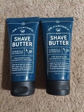 Lot Of 2 New Dr. Carver's 6 oz Easy Shave Butter Cream Shaving Formula