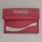 Vintage 1980’s Coca Cola Wave Wallet Pink Tri-Fold Classic Coke Wallet