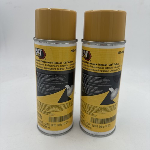 GENUINE CAT 590-0196 5900196 AEROSOL Spray Paint Cat Yellow 12oz (Pack of 2) - Bild 1 von 6