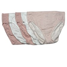 Jockey Set of 5 Elance Breathe Cotton French Cut Briefs Size 7 A516106 12800