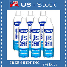 SprayWay Glass Cleaner with Foaming Spray for Streak-Free 19 oz pack of 6