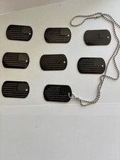 Distressed American Flag Custom Engraved Military-Style Dog Tag