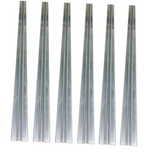 6Pcs 60cm RV Awning Rail C Channel Strips Alu...