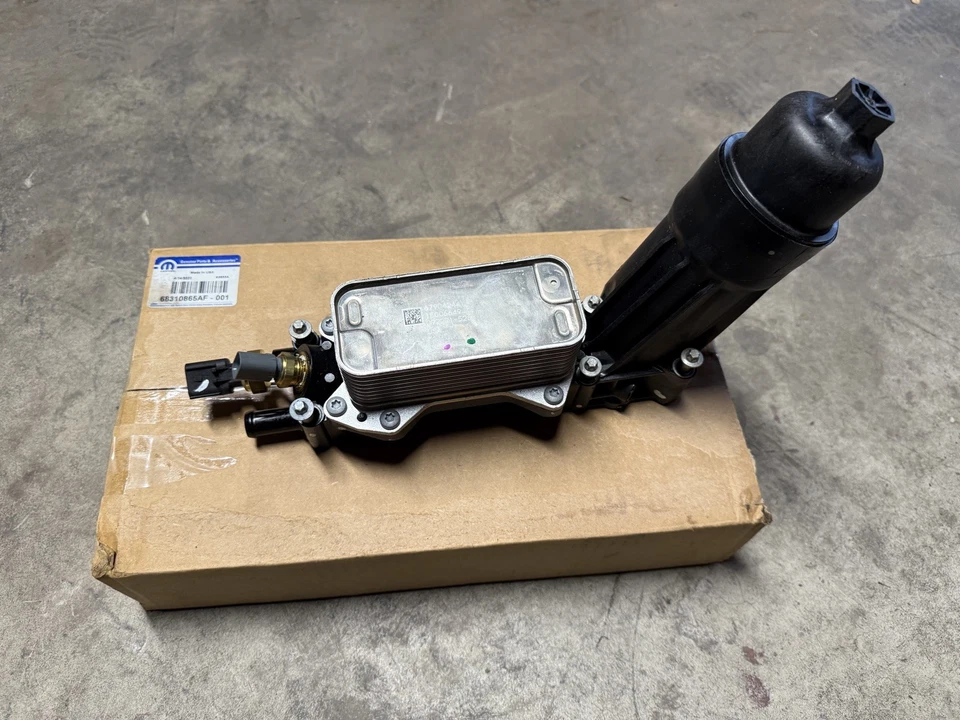 68596317AB Fit for MOPAR OEM 3.6L OIL COOLER FILTER HOUSING *BRAND NEW* - Image 4 of 4