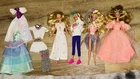 Barbie Vintage Blonde Fashion Dolls Lot W/ Outfits Accessories 1990s