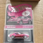 Hot Wheels Red Line Club 1968 Custom Corvette Pink 1:64 Diecast Car Exclusive