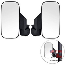 2020 Upgraded UTV Side View Mirrors, Adjustable Wide Rear Clear View with
