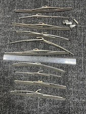 Lot Of Vintage Windscreen Wiper Blades Trico Rainbow Aeramic Old Car Parts