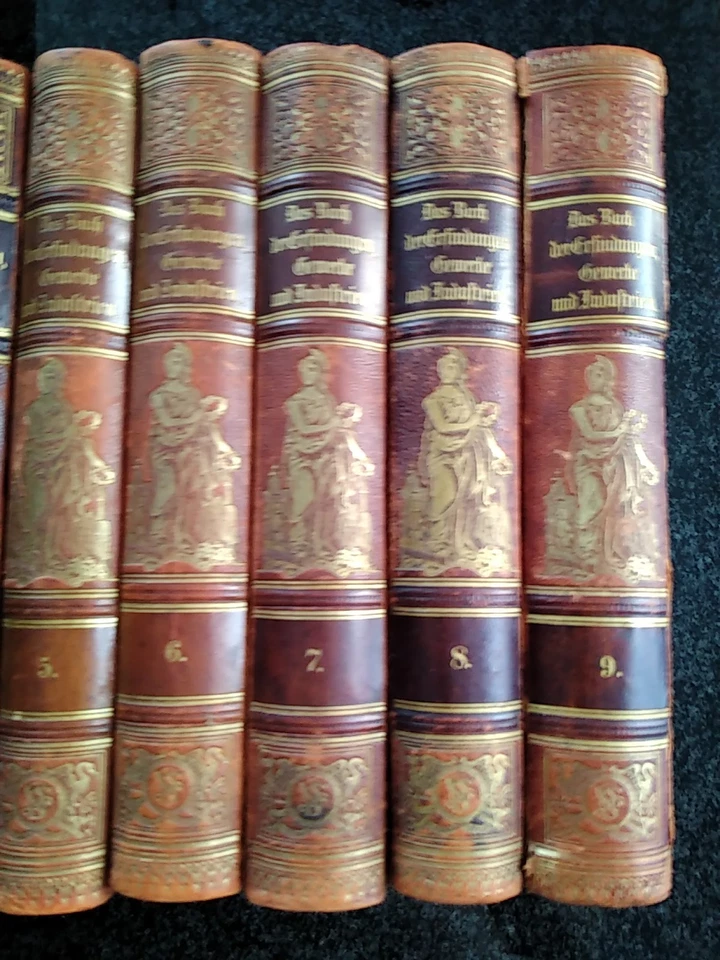 Das Buch der Erfindungen, Gewerbe und Industrien Band 1-9 Erhaltung 1884-1893 - Bild 4 von 4