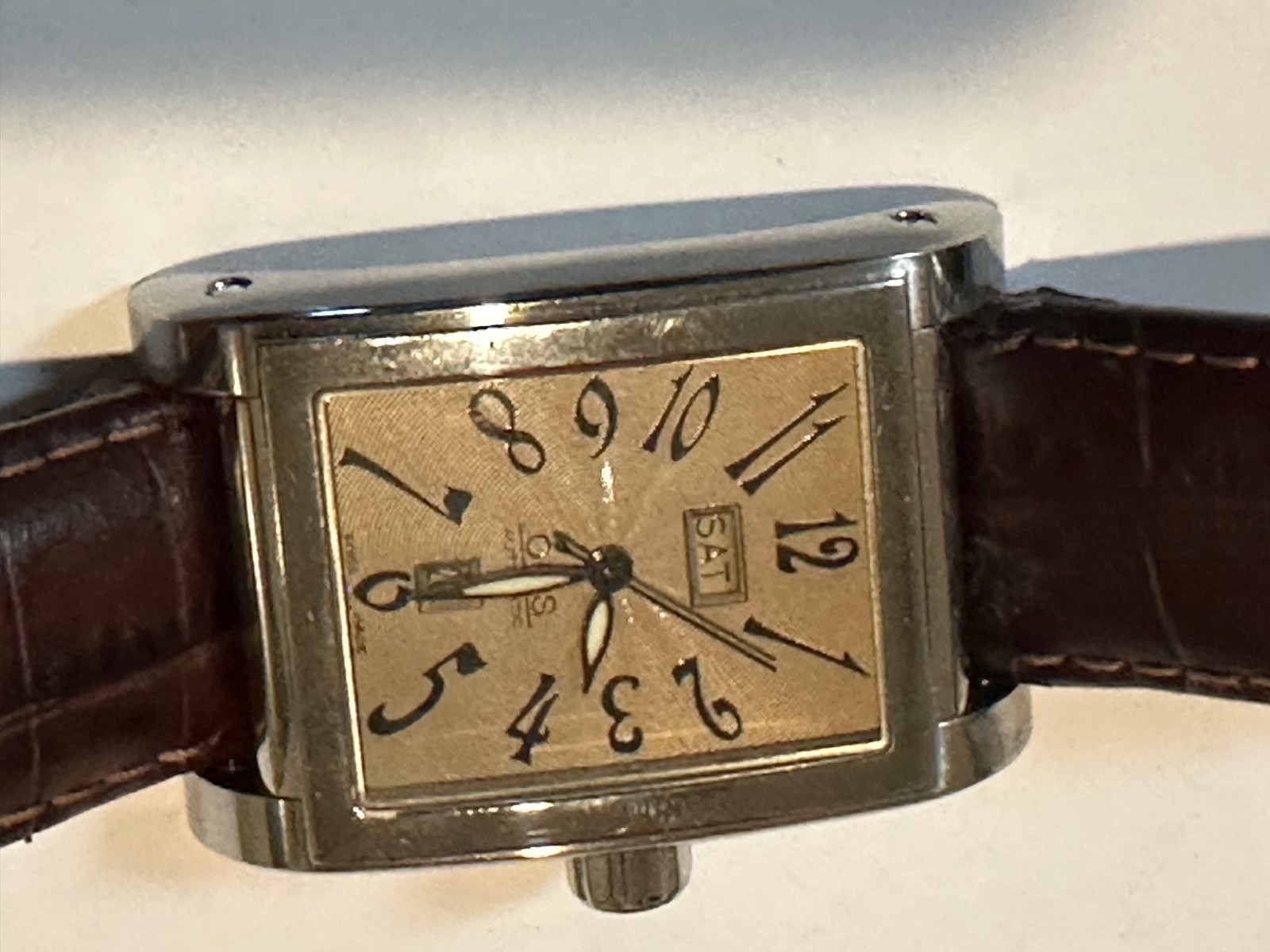 ORIS Rectangular Day Date Automatic Watch - image 6