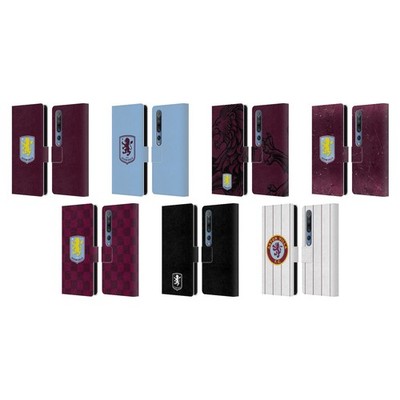 ASTON VILLA FOOTBALL CLUB 2024 CREST DESIGNS LEATHER BOOK CASE FOR XIAOMI PHONES