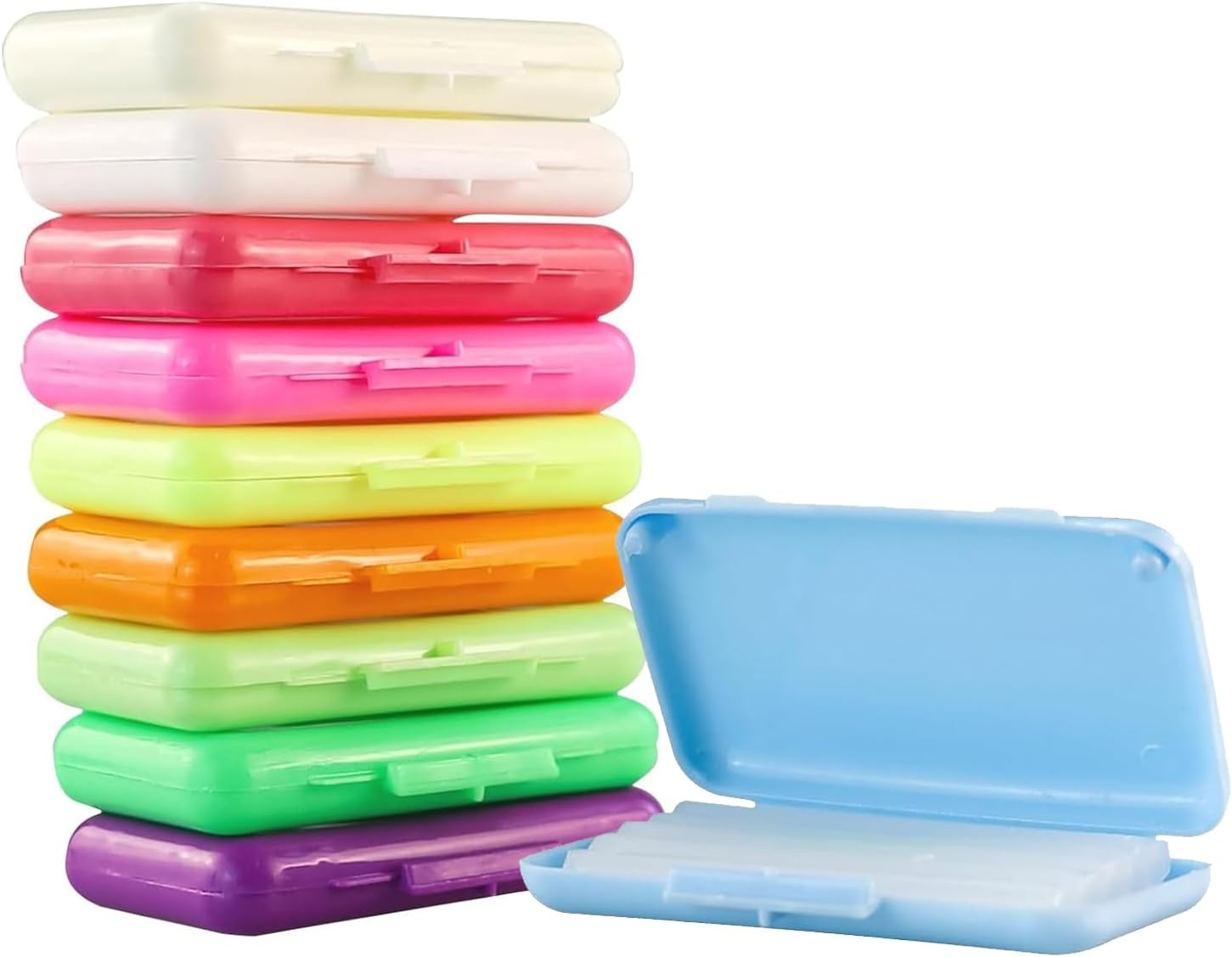 10 Boxes Multicolor Dental Wax for Braces - Orthodontic Wax for Oral Care, Pain