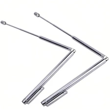 Dowsing Rods, 2PCS Retractable Divining Rods for Dousing Ghost Hunting Spirit, W