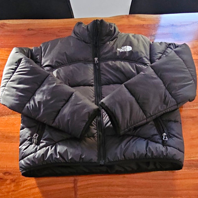 The North Face Steppjacke schwarz Unisex M Nylon Stehkragen