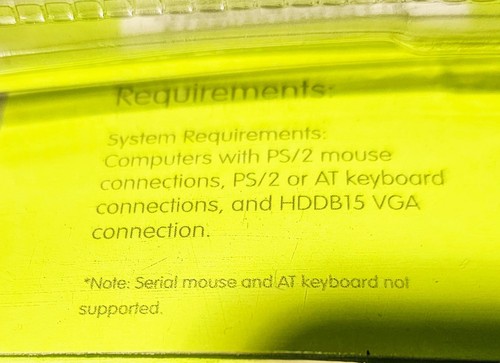 New KVM Switch IOGear PS/2 KVM Switch GCS62WM 2 ports w/cables - Picture 4 of 6