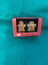Gingerbread Boy/Girl Salt and pepper shakers By Trim The Home(New In Box)