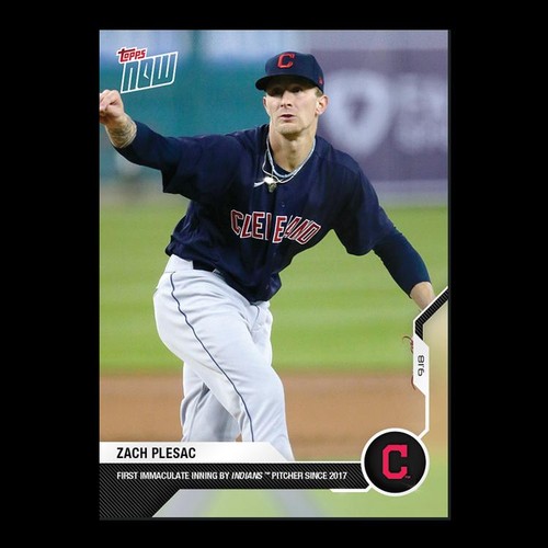 2020 Topps Now 284 Zach Plesac