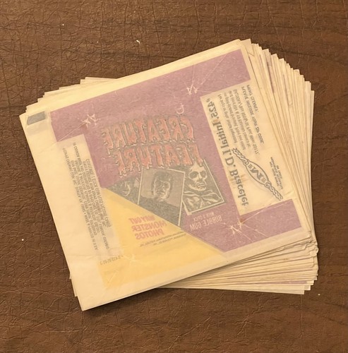 Wax Pack WRAPPER LOT - 1973 Topps Creature Feature (50 Wrappers) #425 ...