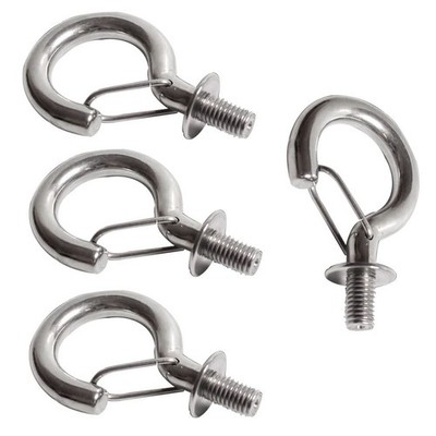 bjsdkff Stainless Steel M8/M10 Storage Hook, 4 Pieces, Heavy Duty, Rustproof,...